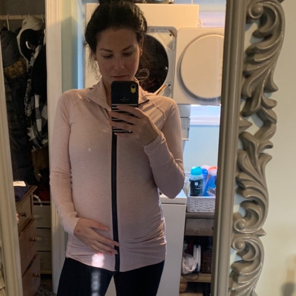 Maternity zip up PinkBlush
